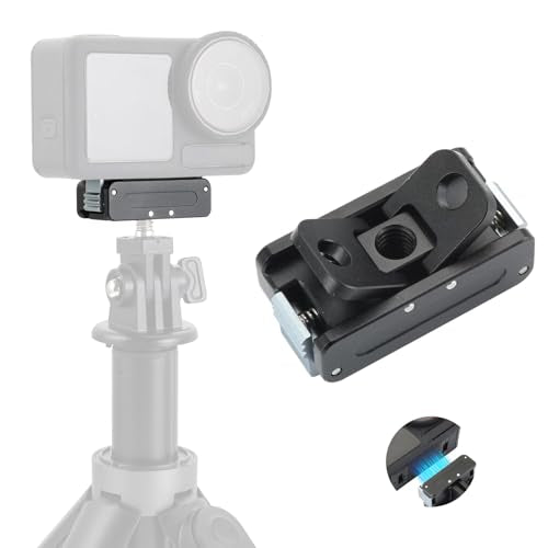 ZORBES® Magnetic Adapter Mount for DJI Action 5pro/4/3 Quick Release Adapter with Connection Adapter, for DJI Accessories, Attachable Tripod, Vlogging ZORBES® Magnetic Adapter Mount for DJI Action 5pro/4/3 Quick Release Adapter with Connection Adapter, for DJI Accessories, Attachable Tripod, Vlogging